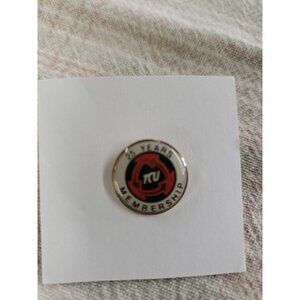TCU 25 Years Lapel Pin - Vintage Transportation Communications Union Membership